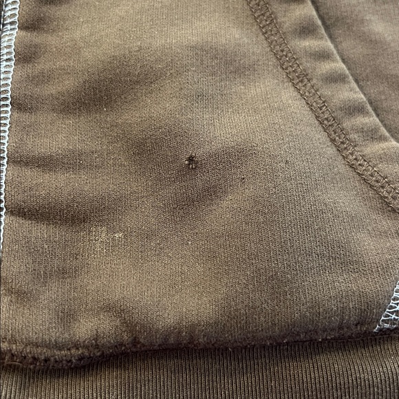 L.L. Bean green Hoodie Sherpa fleece lined 10/12 unisex - Picture 4 of 9